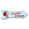 Signmission Santas Village Arrow Decal Funny Home Decor 18in Wide D-A-999621 - alternate 1